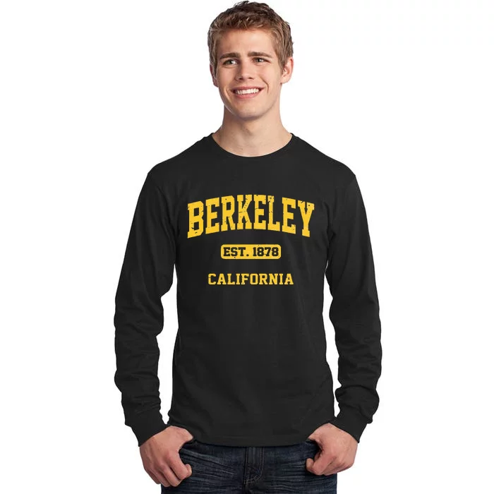 Berkeley California CA Vintage State Athletic Style Tall Long Sleeve T-Shirt