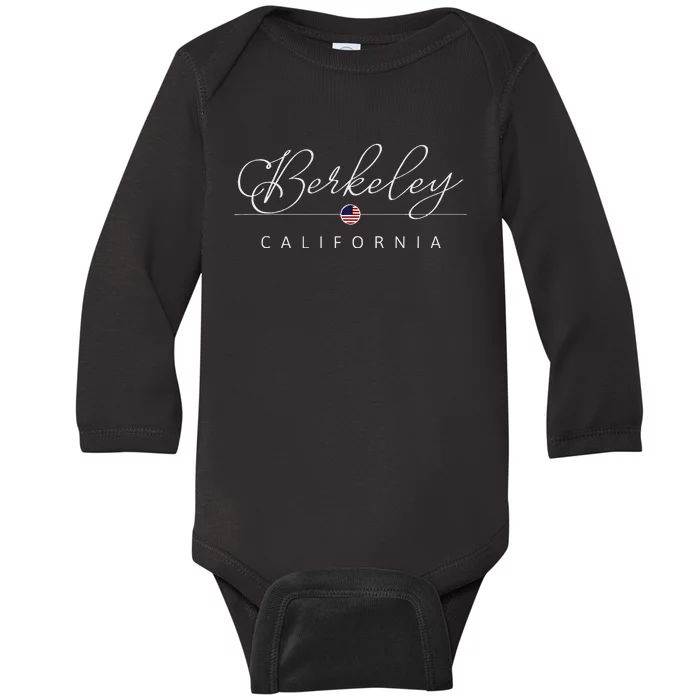 Berkeley California Ca On Berkeley Baby Long Sleeve Bodysuit