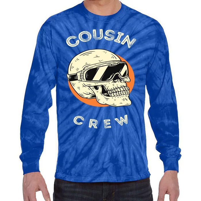 Best Cousin Crew Meaningful Gift Tie-Dye Long Sleeve Shirt