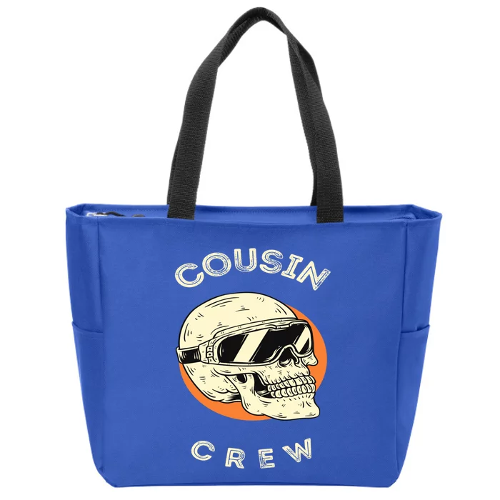 Best Cousin Crew Meaningful Gift Zip Tote Bag