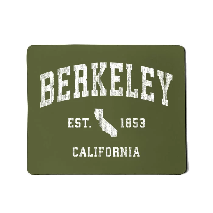 Berkeley California Ca Vintage Athletic Mousepad