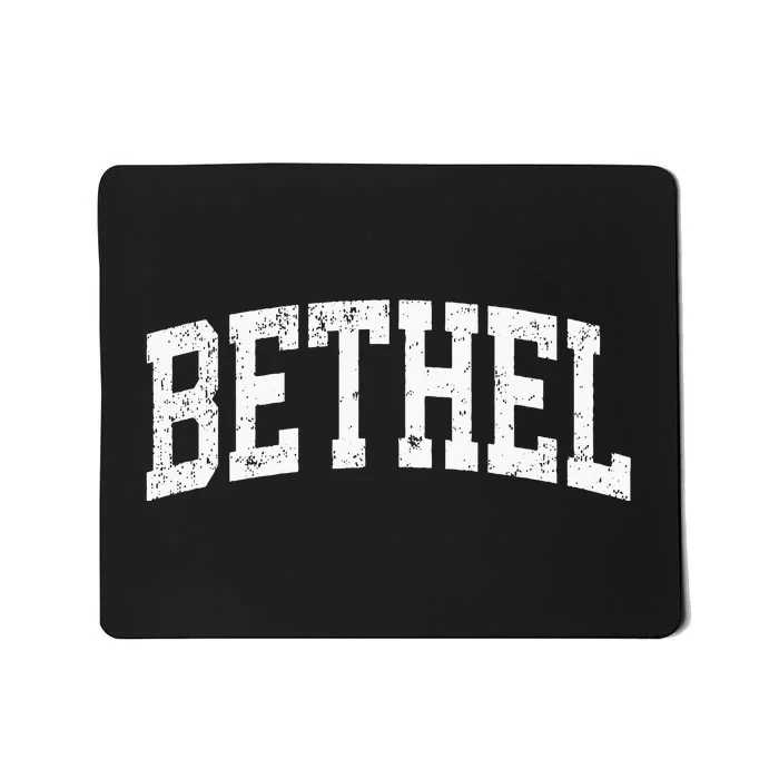 Bethel Connecticut CT Vintage Athletic Sports Pink Mousepad