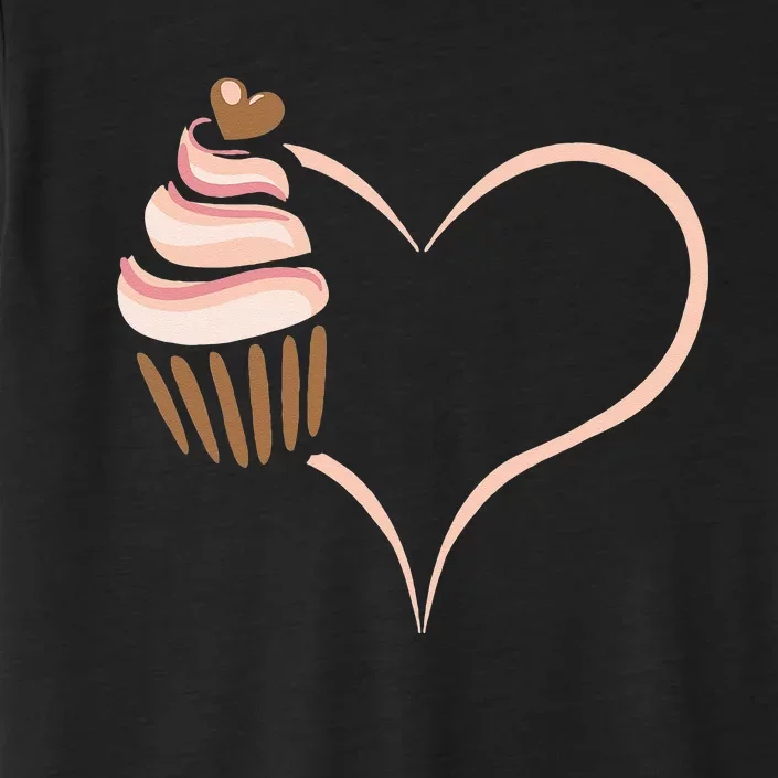 Baking Cupcake Cute Bakery Muffin Baking Cooking For Women ChromaSoft Performance T-Shirt