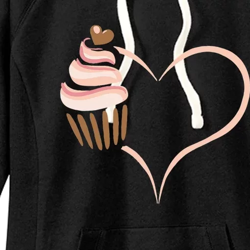 Baking Cupcake Cute Bakery Muffin Baking Cooking For Women Women's Fleece Hoodie