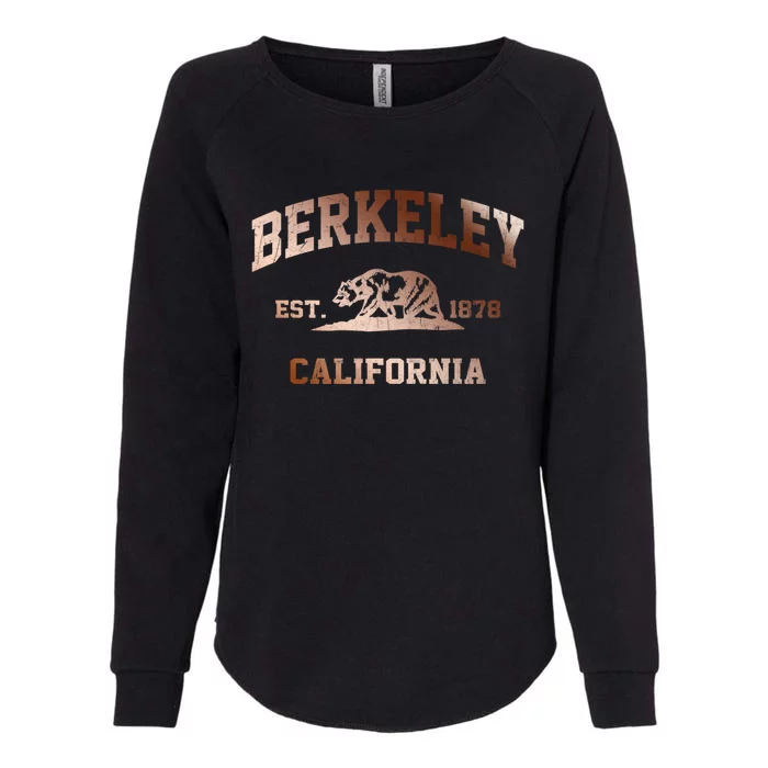 Berkeley California Ca Vintage State Athletic Style Gift Womens California Wash Sweatshirt