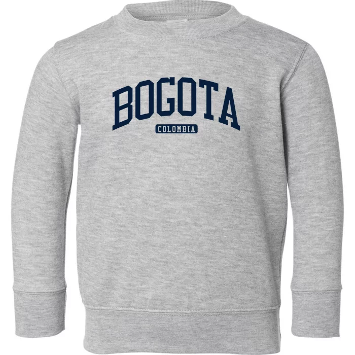 Bogota Colombia College University Style Toddler Sweatshirt