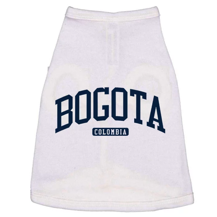 Bogota Colombia College University Style Doggie Tank