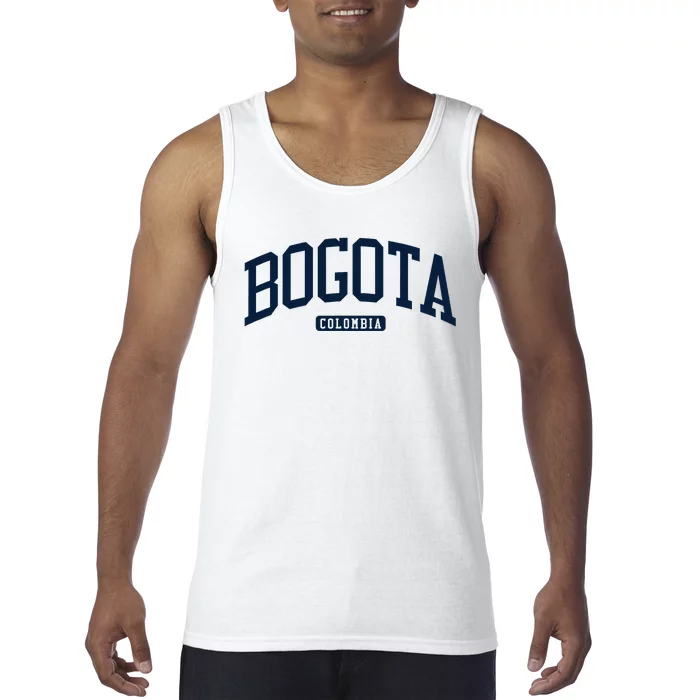 Bogota Colombia College University Style Tank Top