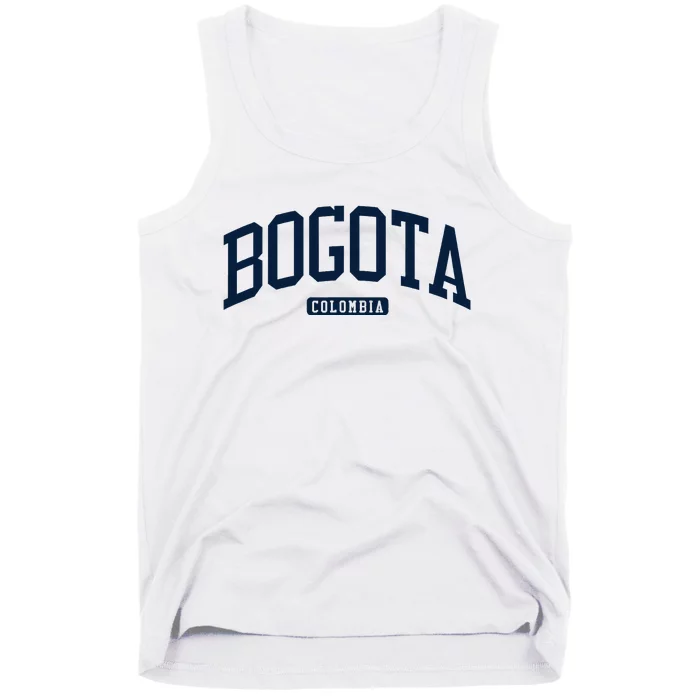 Bogota Colombia College University Style Tank Top