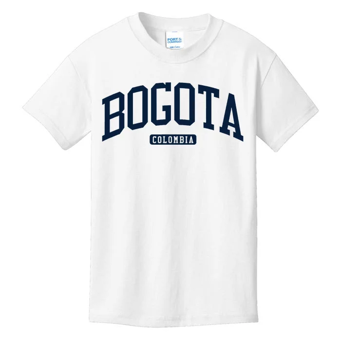 Bogota Colombia College University Style Kids T-Shirt