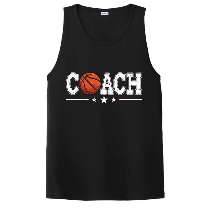 Basketball Coach Coaching Staff Professional Coaches Gift Performance Tank