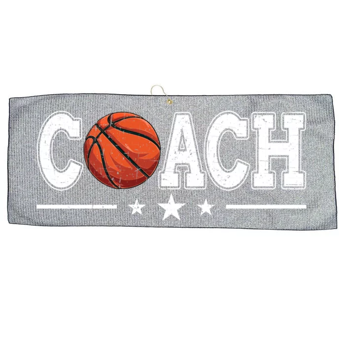 Basketball Coach Coaching Staff Professional Coaches Gift Large Microfiber Waffle Golf Towel