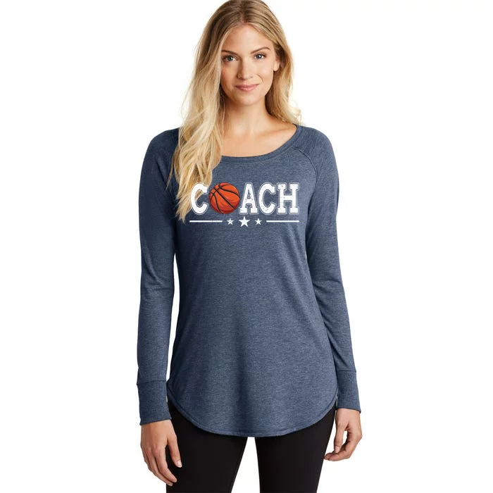 Basketball Coach Coaching Staff Professional Coaches Gift Women's Perfect Tri Tunic Long Sleeve Shirt