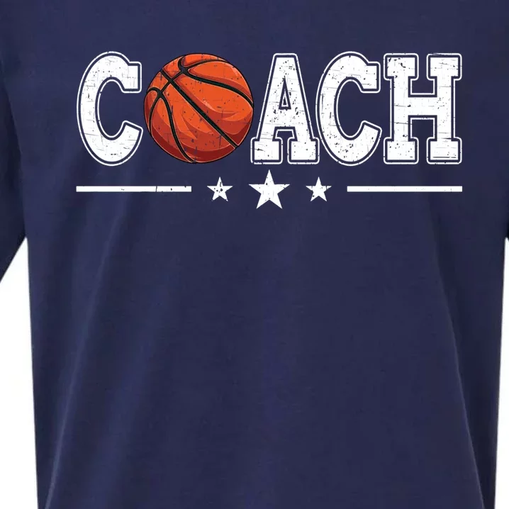 Basketball Coach Coaching Staff Professional Coaches Gift Sueded Cloud Jersey T-Shirt