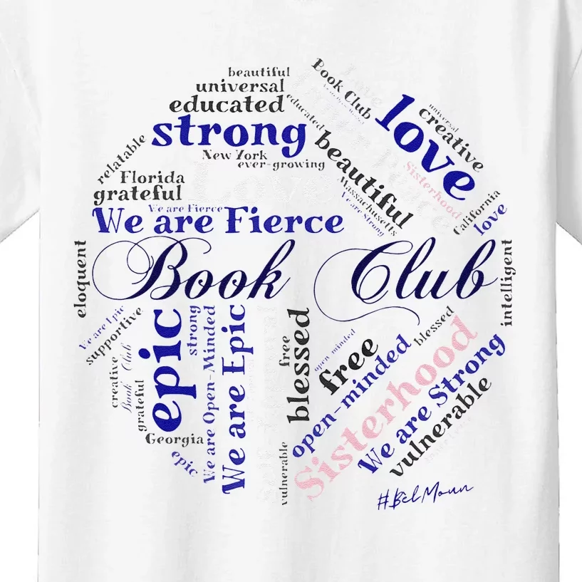 Book Club custom design Belmoun Kids T-Shirt