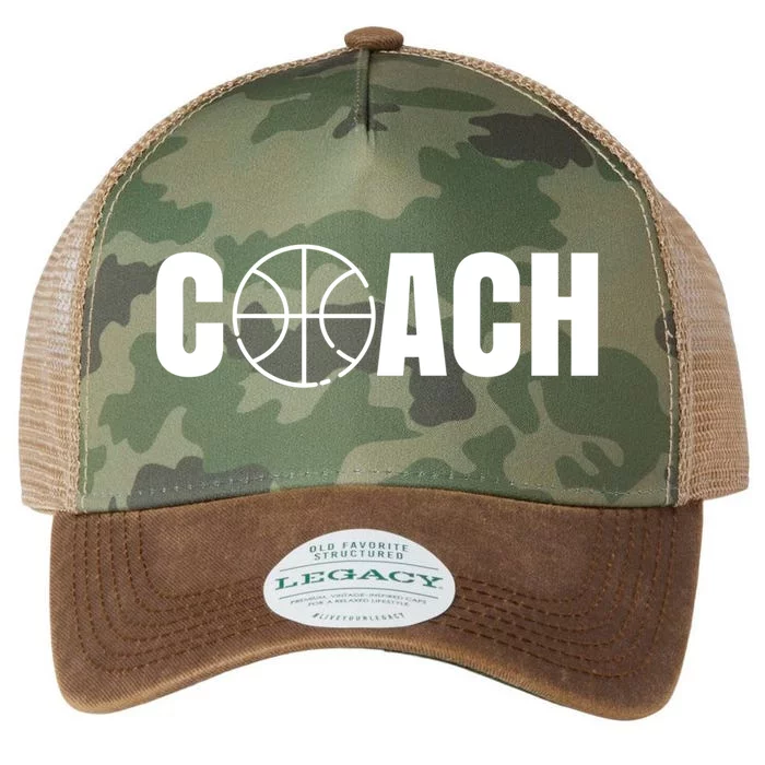 Basketball Coach Coaching Trainer Basketballer Gift Legacy Tie Dye Trucker Hat