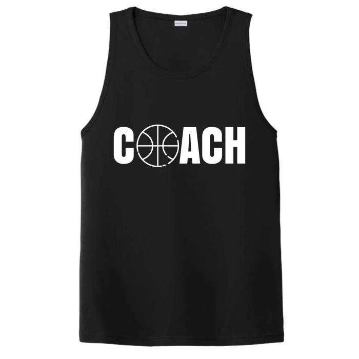 Basketball Coach Coaching Trainer Basketballer Gift Performance Tank