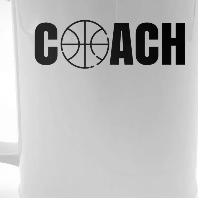 Basketball Coach Coaching Trainer Basketballer Gift Front & Back Beer Stein