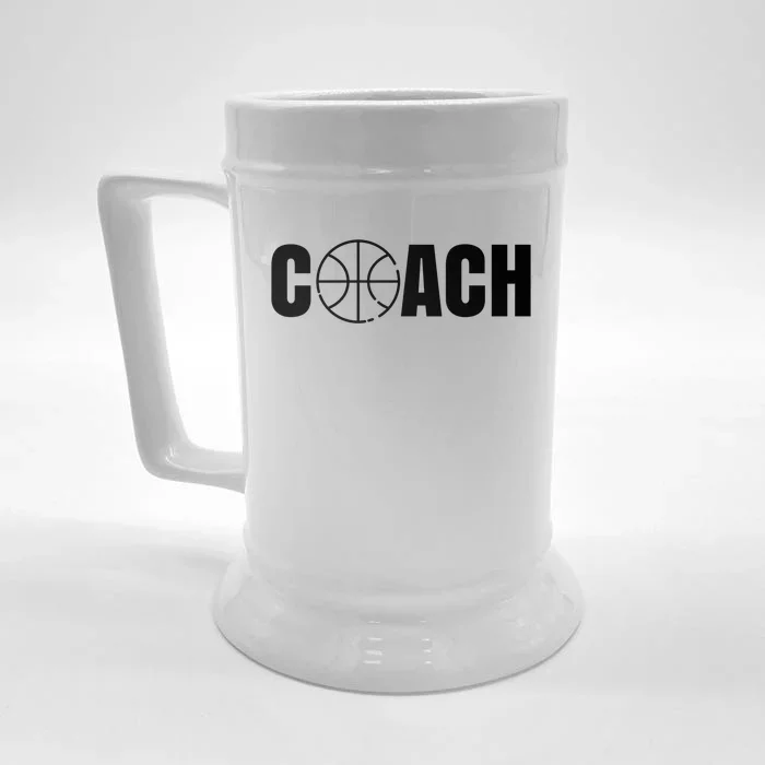 Basketball Coach Coaching Trainer Basketballer Gift Front & Back Beer Stein