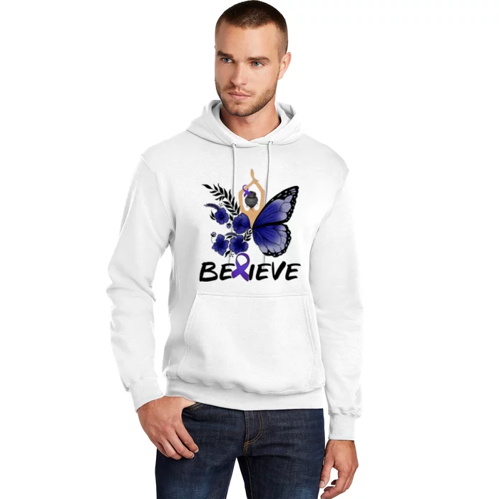 Butterfly Colon Cancer Hoodie