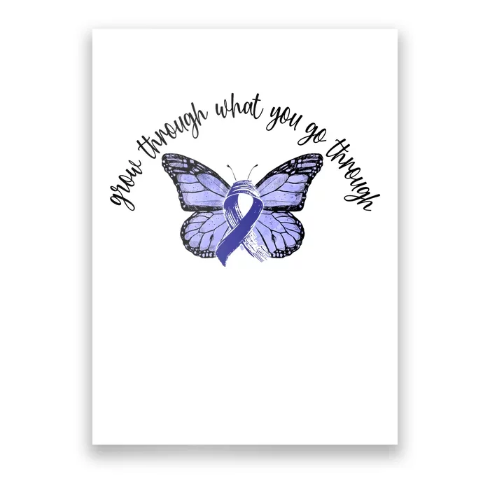 Butterfly Colon Cancer Poster