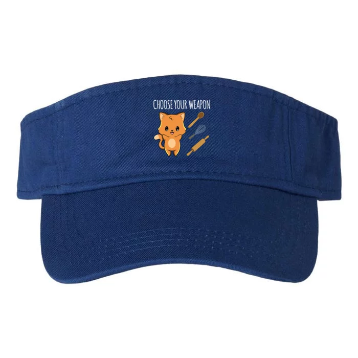 Baking Cooking Choose Your Weapon Cat Kawaii Anime Japanese Gift Valucap Bio-Washed Visor