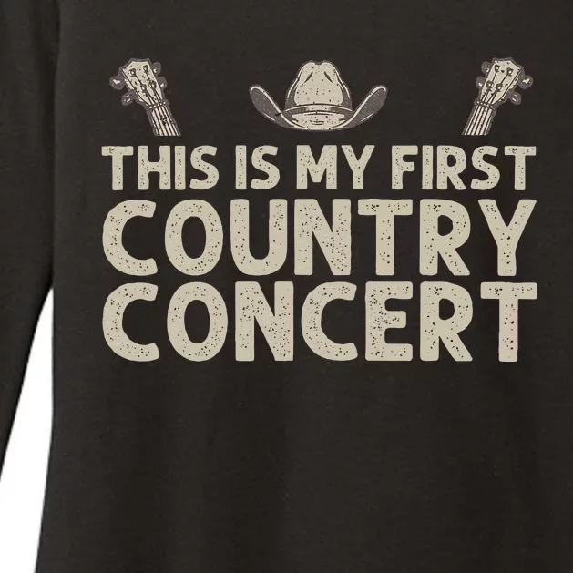 Best Country Concert Art For Women Country Music Concert Womens CVC Long Sleeve Shirt