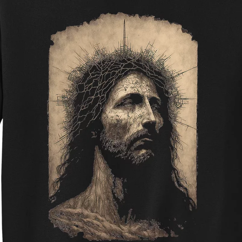 Biblical Christ Catholic Jesus Shroud of Turin Aesthetic Sweatshirt