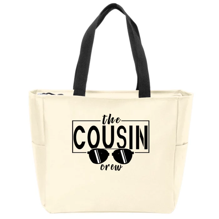 Best Cousin Crew Squad Christmas Leader Of The Cousin Crew Gift Zip Tote Bag