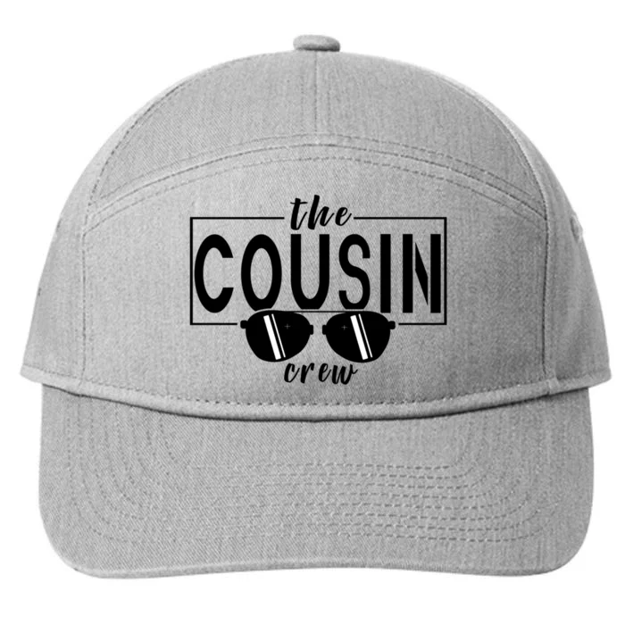 Best Cousin Crew Squad Christmas Leader Of The Cousin Crew Gift 7-Panel Snapback Hat