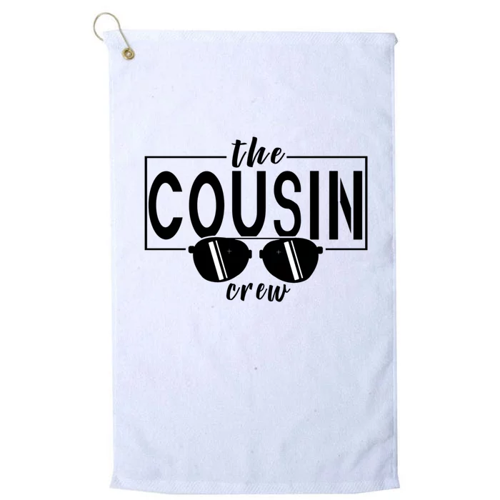 Best Cousin Crew Squad Christmas Leader Of The Cousin Crew Gift Platinum Collection Golf Towel