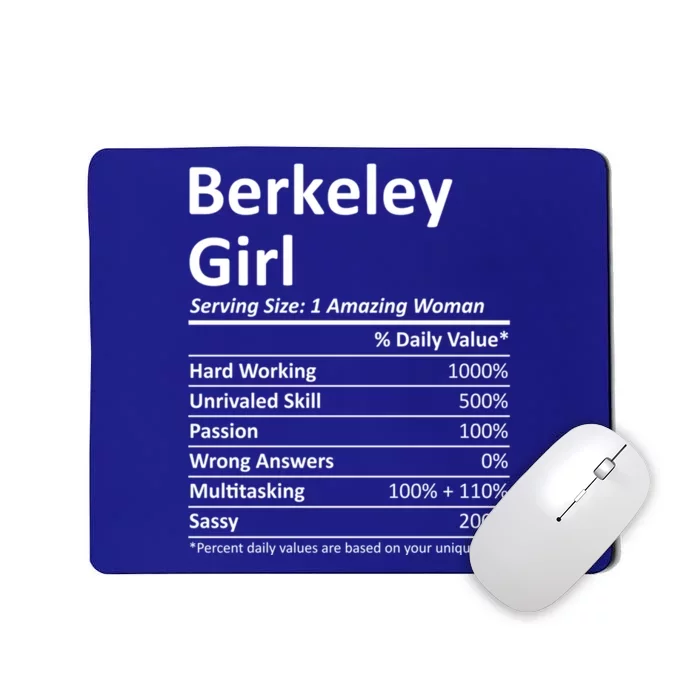 Berkeley Ca California Funny City Home Roots Usa Gift Mousepad