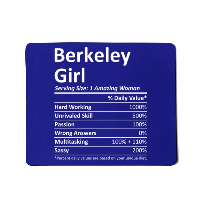 Berkeley Ca California Funny City Home Roots Usa Gift Mousepad