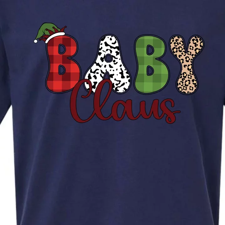 Baby Claus Christmas Xmas Holiday Matching Family Sueded Cloud Jersey T-Shirt