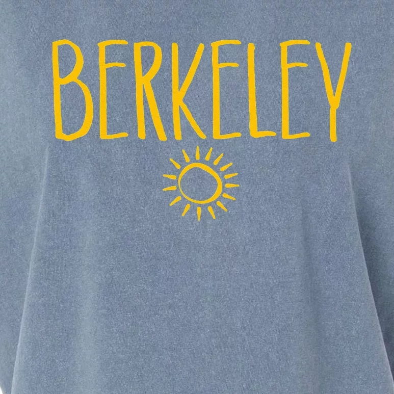 Berkeley California CA Sun Drawing Amber Print Garment-Dyed Women's Muscle Tee