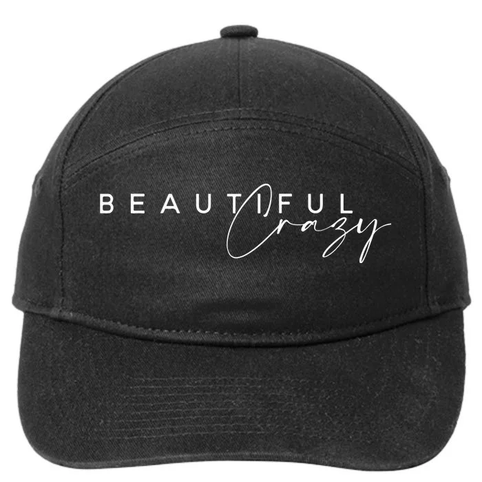 Beautiful Crazy Country Music 7-Panel Snapback Hat