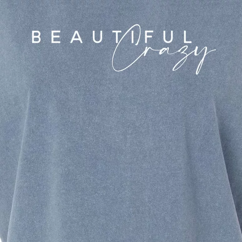 Beautiful Crazy Country Music Garment-Dyed Women's Muscle Tee