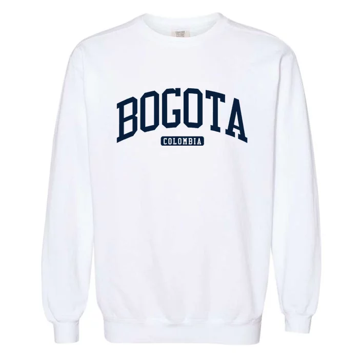 Bogota Colombia College University Style Garment-Dyed Sweatshirt