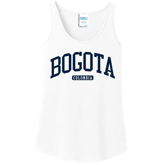 Bogota Colombia College University Style Ladies Essential Tank