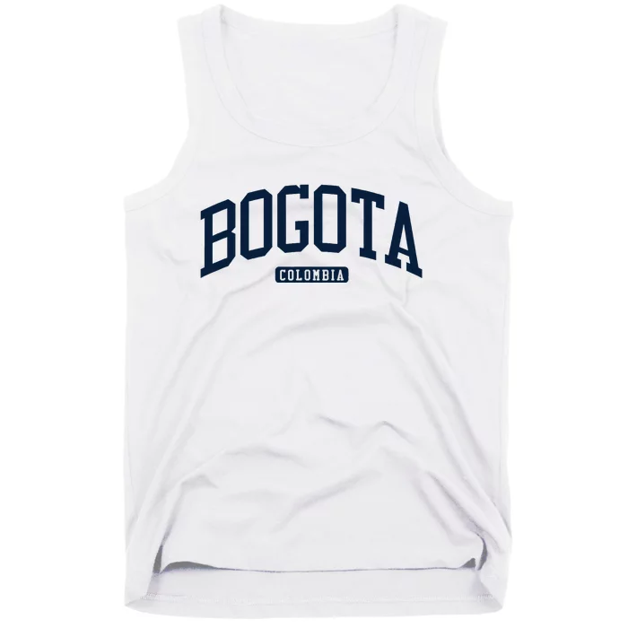 Bogota Colombia College University Style Tank Top