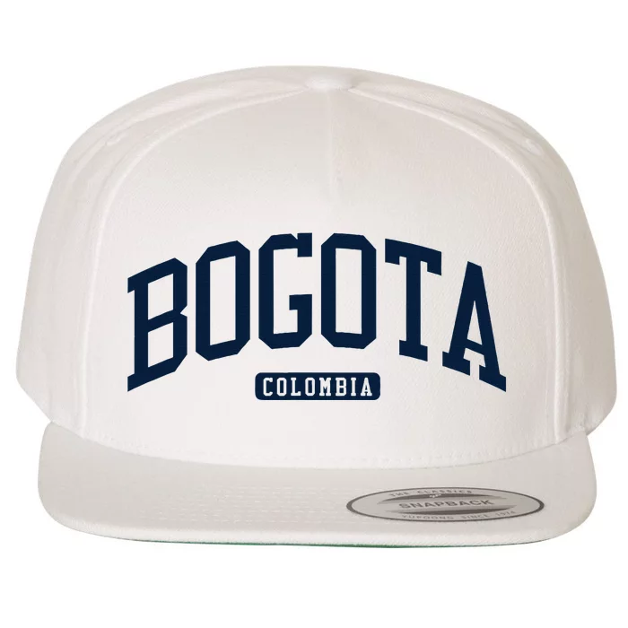 Bogota Colombia College University Style Wool Snapback Cap