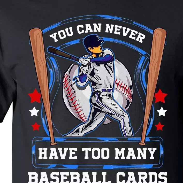 Baseball Cards Collector Tall T-Shirt