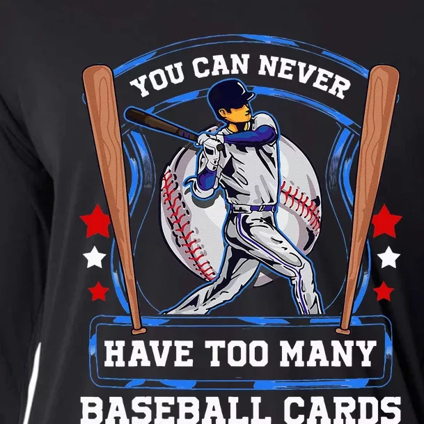 Baseball Cards Collector Cooling Performance Long Sleeve Crew