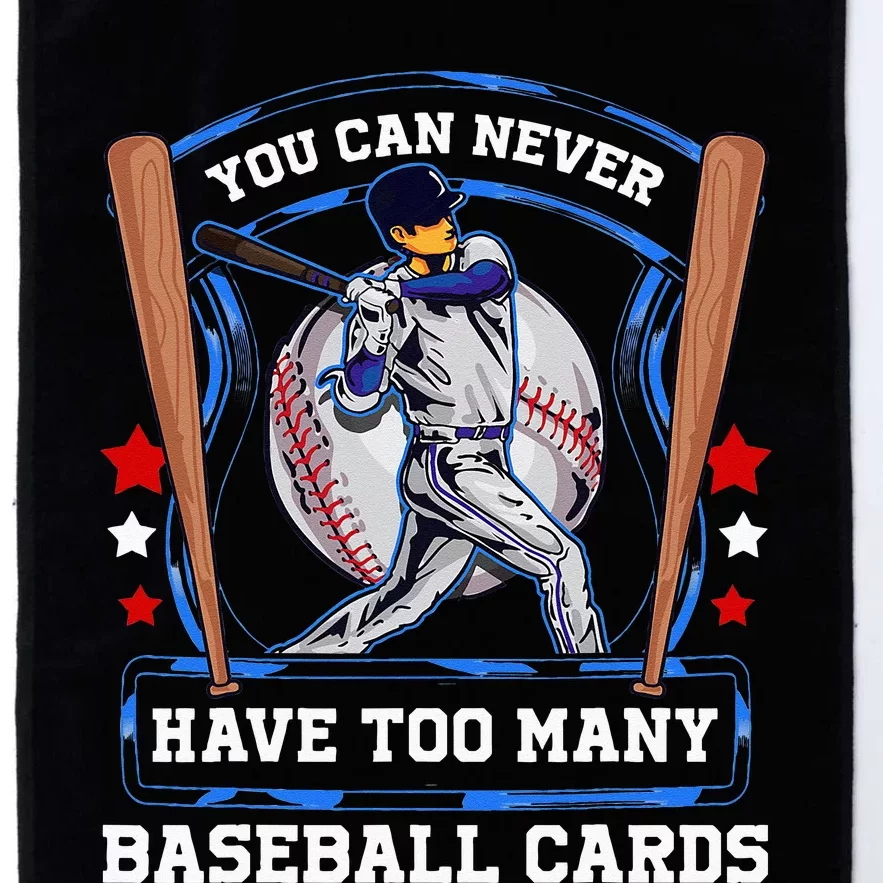 Baseball Cards Collector Platinum Collection Golf Towel