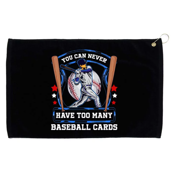 Baseball Cards Collector Grommeted Golf Towel