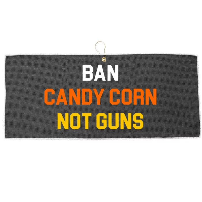 Ban Candy Corn Not Guns Large Microfiber Waffle Golf Towel