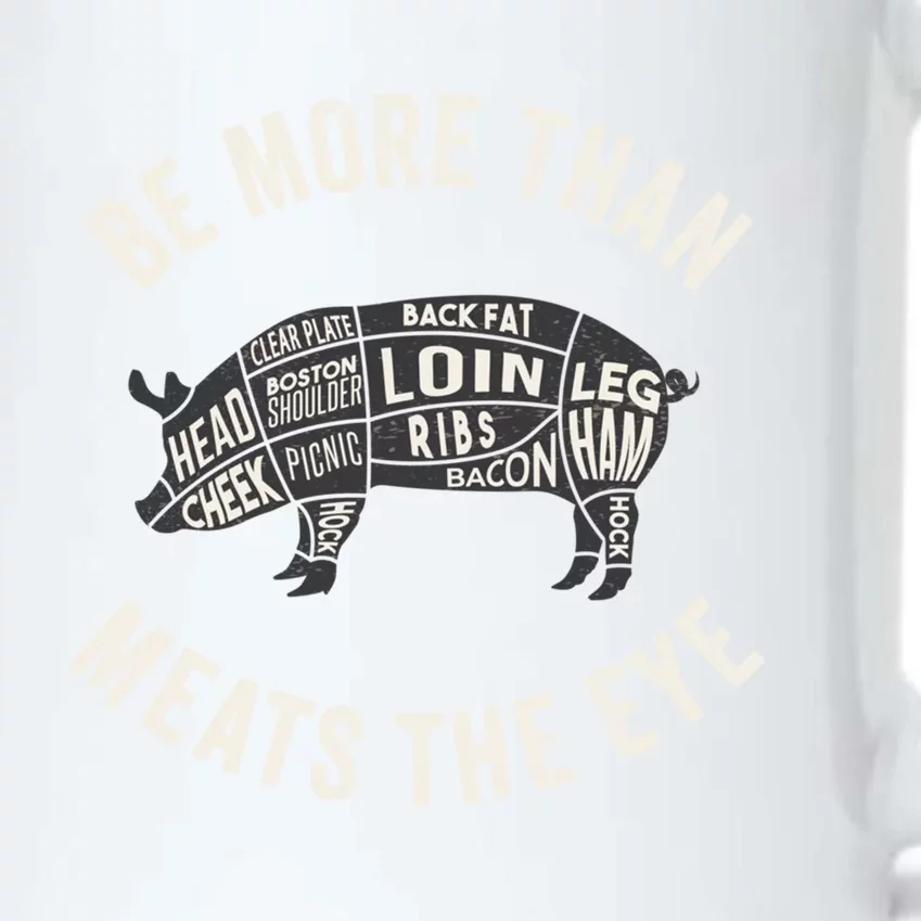 Butcher Chef Cook Bbq Grill And Pig Meat Beef Smoker Gift Black Color Changing Mug