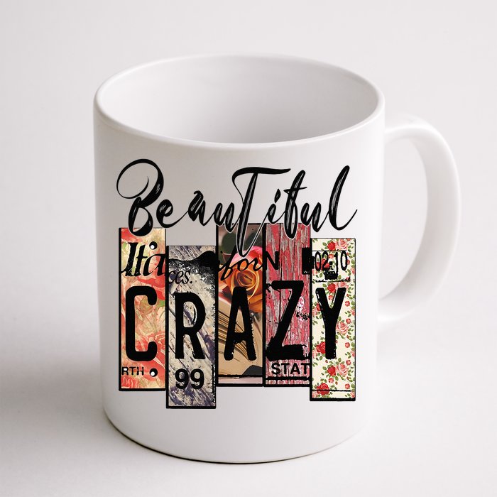 Beautiful Crazy Country Music Western Cowgirl Rodeo Front & Back Coffee Mug