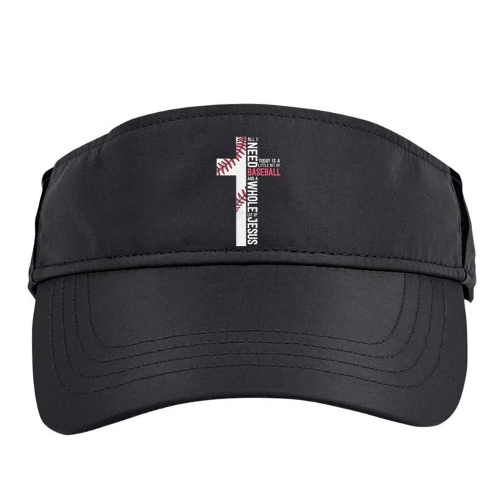 Baseball Christian Cross Gifts Philippians 4:13 Coach Team Adult Drive Performance Visor