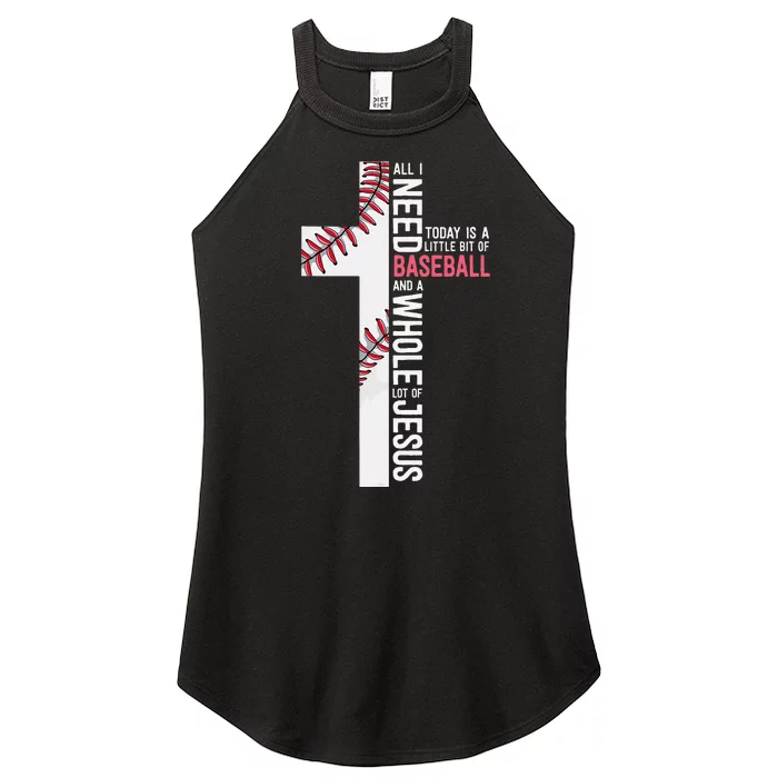 Baseball Christian Cross Gifts Philippians 4:13 Coach Team Women’s Perfect Tri Rocker Tank